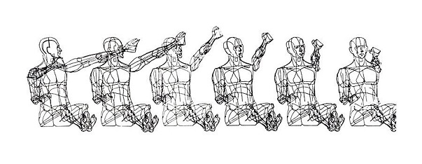 William Fetter's Boeman 3d drawing