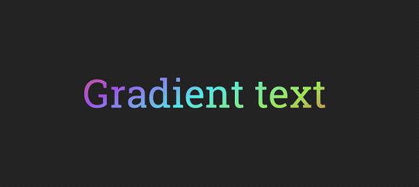 Gradients